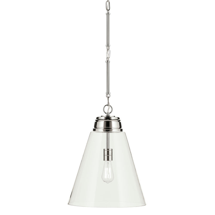 Kichler Canada - 52662PNCLR - One Light Pendant - Marsailli - Polished Nickel