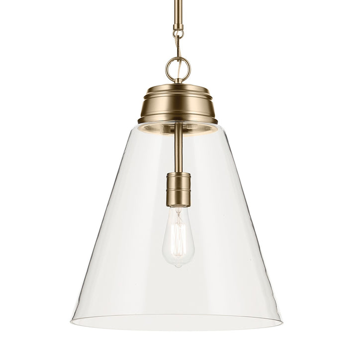 Kichler Canada - 52662CPZCLR - One Light Pendant - Marsailli - Champagne Bronze