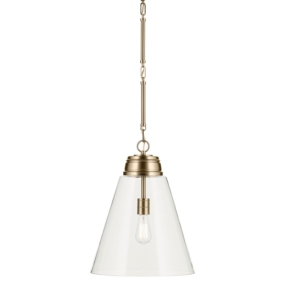 Kichler Canada - 52662CPZCLR - One Light Pendant - Marsailli - Champagne Bronze