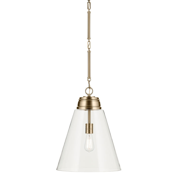 Kichler Canada - 52662CPZCLR - One Light Pendant - Marsailli - Champagne Bronze