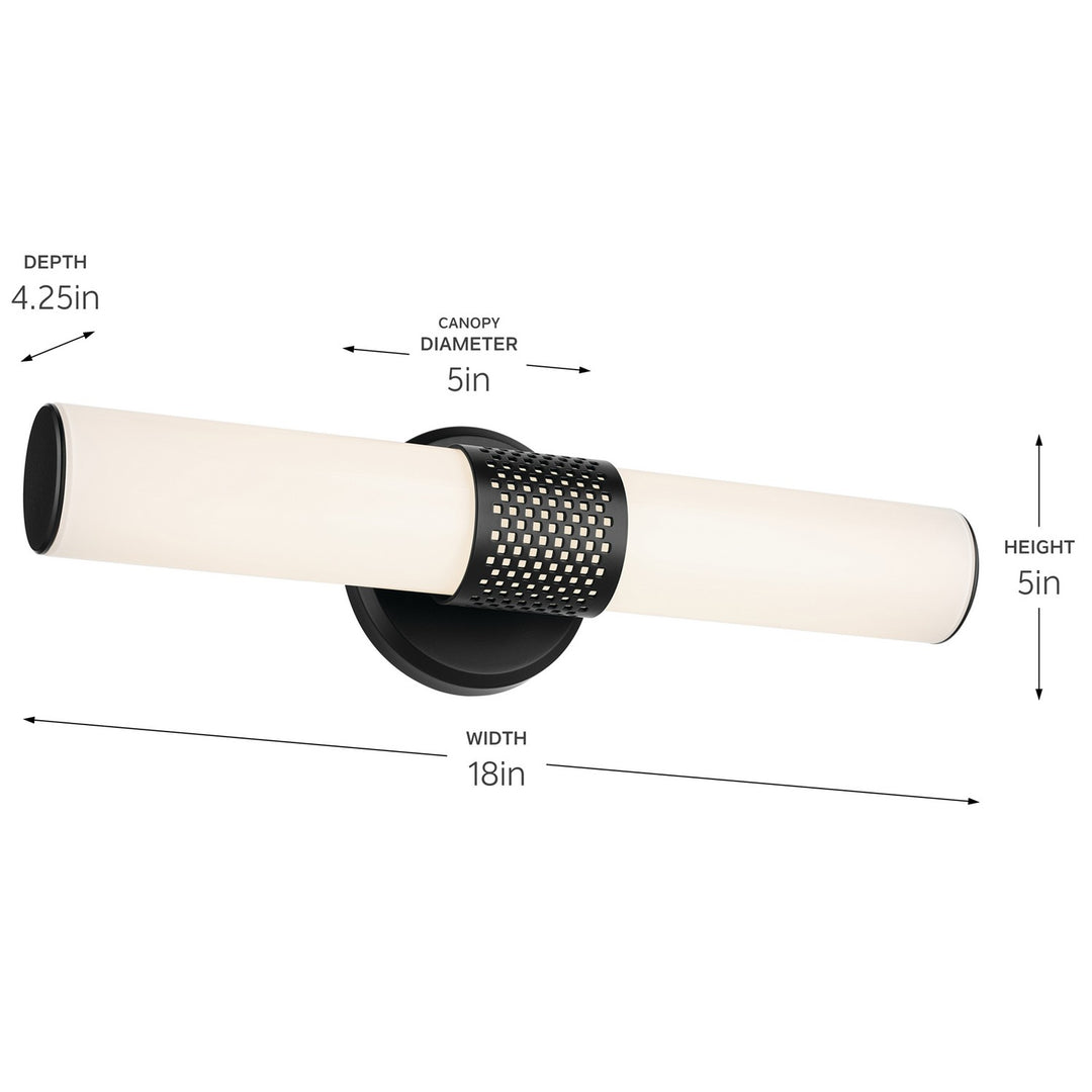 Kichler Canada - 55191BKLED - LED Bath Bar - Sashi - Black