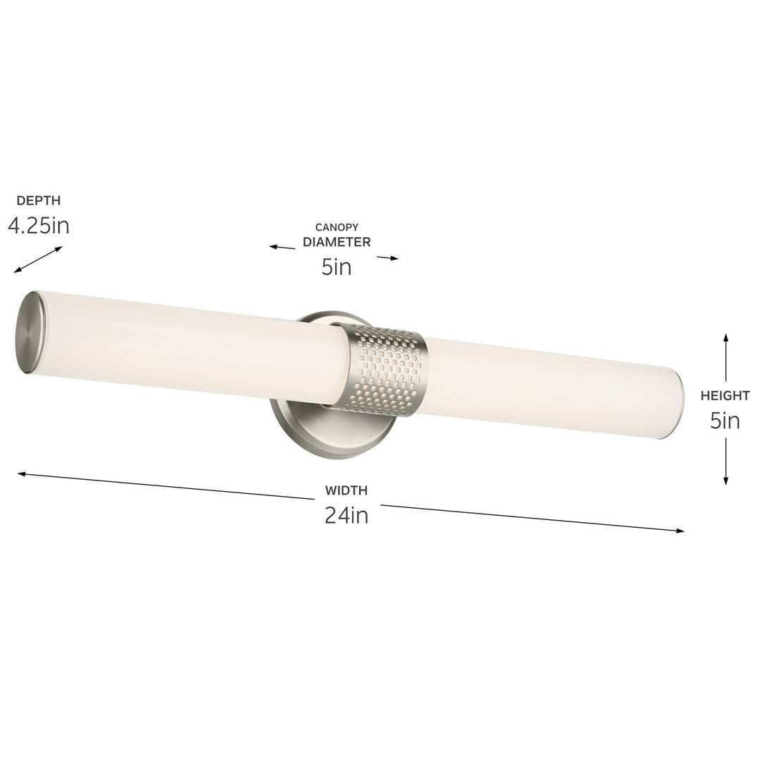 Kichler Canada - 55192NILED - LED Linear Bath - Sashi - Brushed Nickel