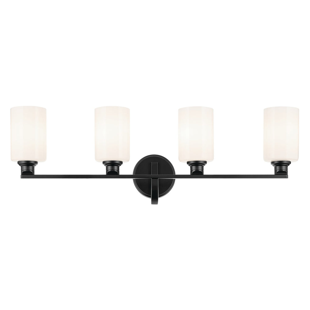 Kichler Canada - 55227BK - Four Light Bath - Gioe - Black