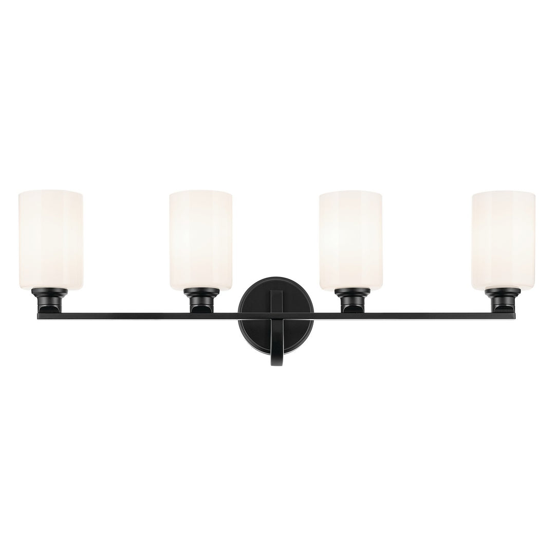 Kichler Canada - 55227BK - Four Light Bath - Gioe - Black