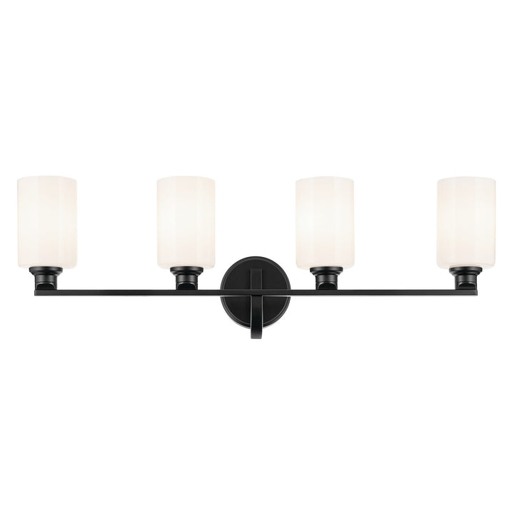 Kichler Canada - 55227BK - Four Light Bath - Gioe - Black