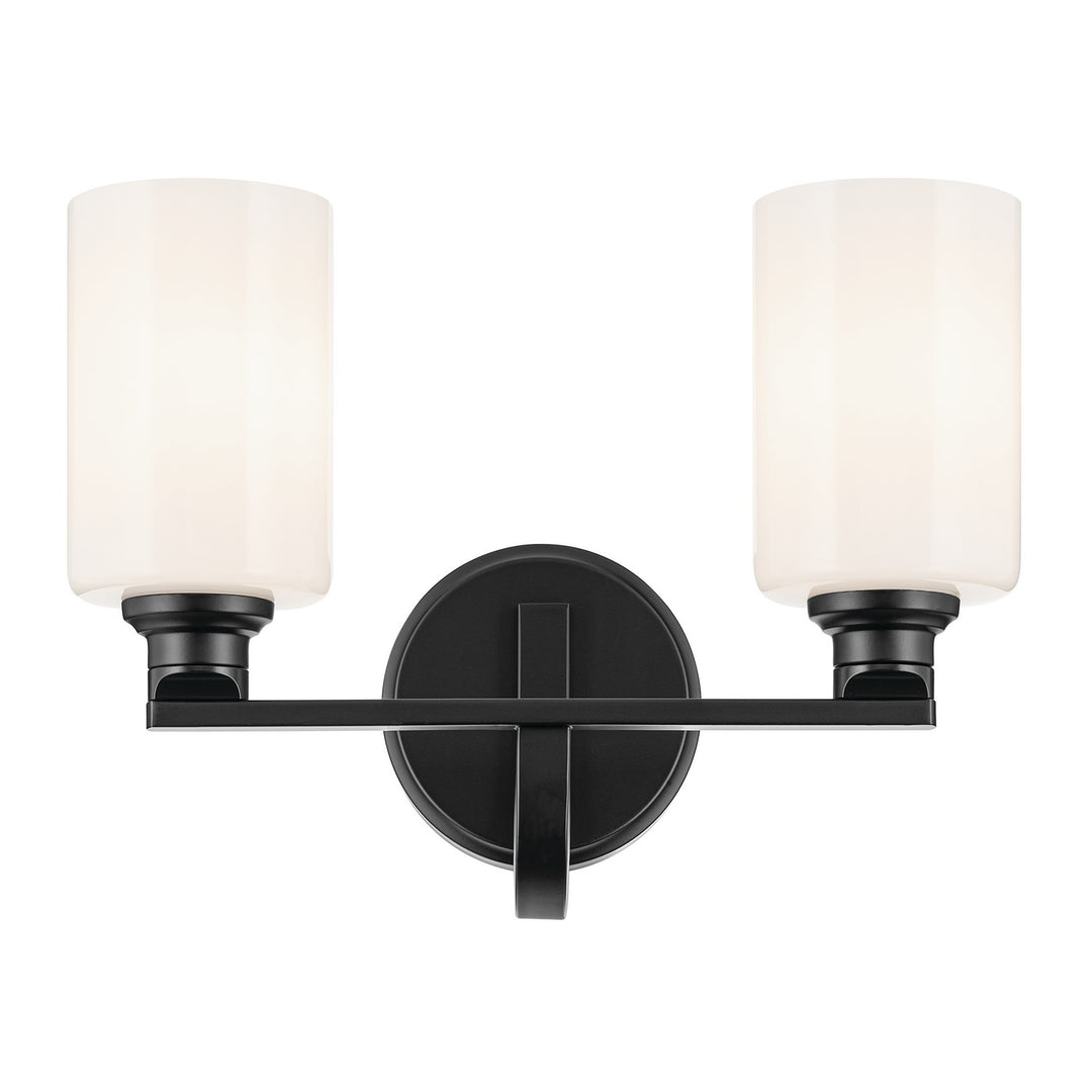 Kichler Canada - 55225BK - Two Light Bath - Gioe - Black