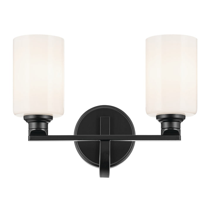 Kichler Canada - 55225BK - Two Light Bath - Gioe - Black