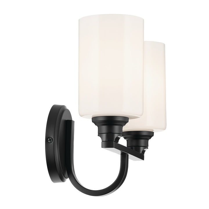 Kichler Canada - 55225BK - Two Light Bath - Gioe - Black