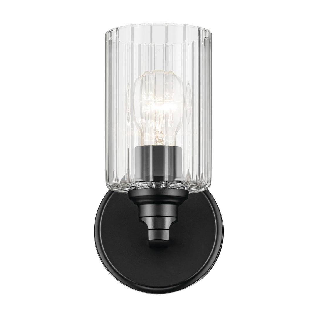 Kichler Canada - 55224BKFLU - One Light Wall Sconce - Gioe - Black