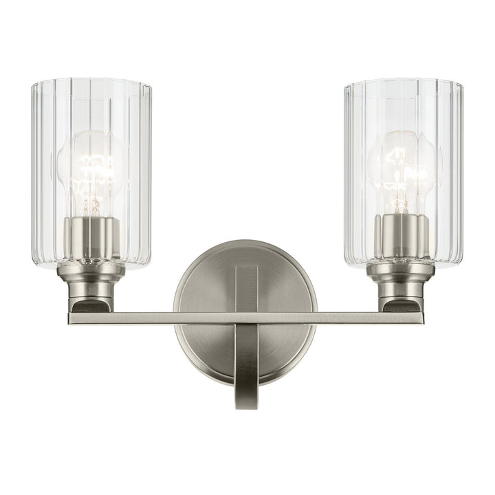 Kichler Canada - 55225NIFLU - Two Light Bath - Gioe - Brushed Nickel