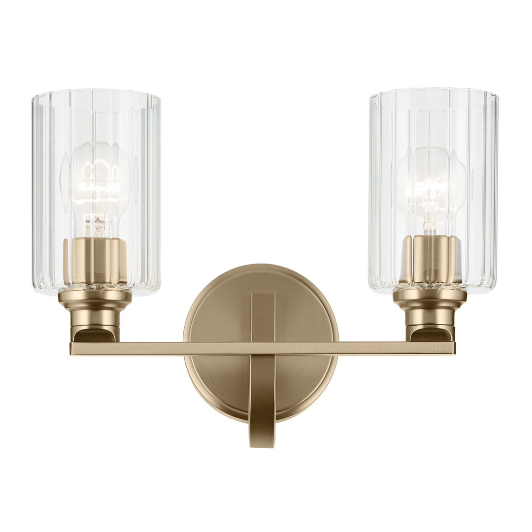 Kichler Canada - 55225CPZFLU - Two Light Bath - Gioe - Champagne Bronze