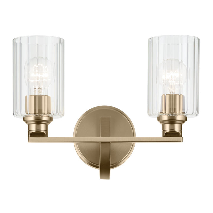Kichler Canada - 55225CPZFLU - Two Light Bath - Gioe - Champagne Bronze