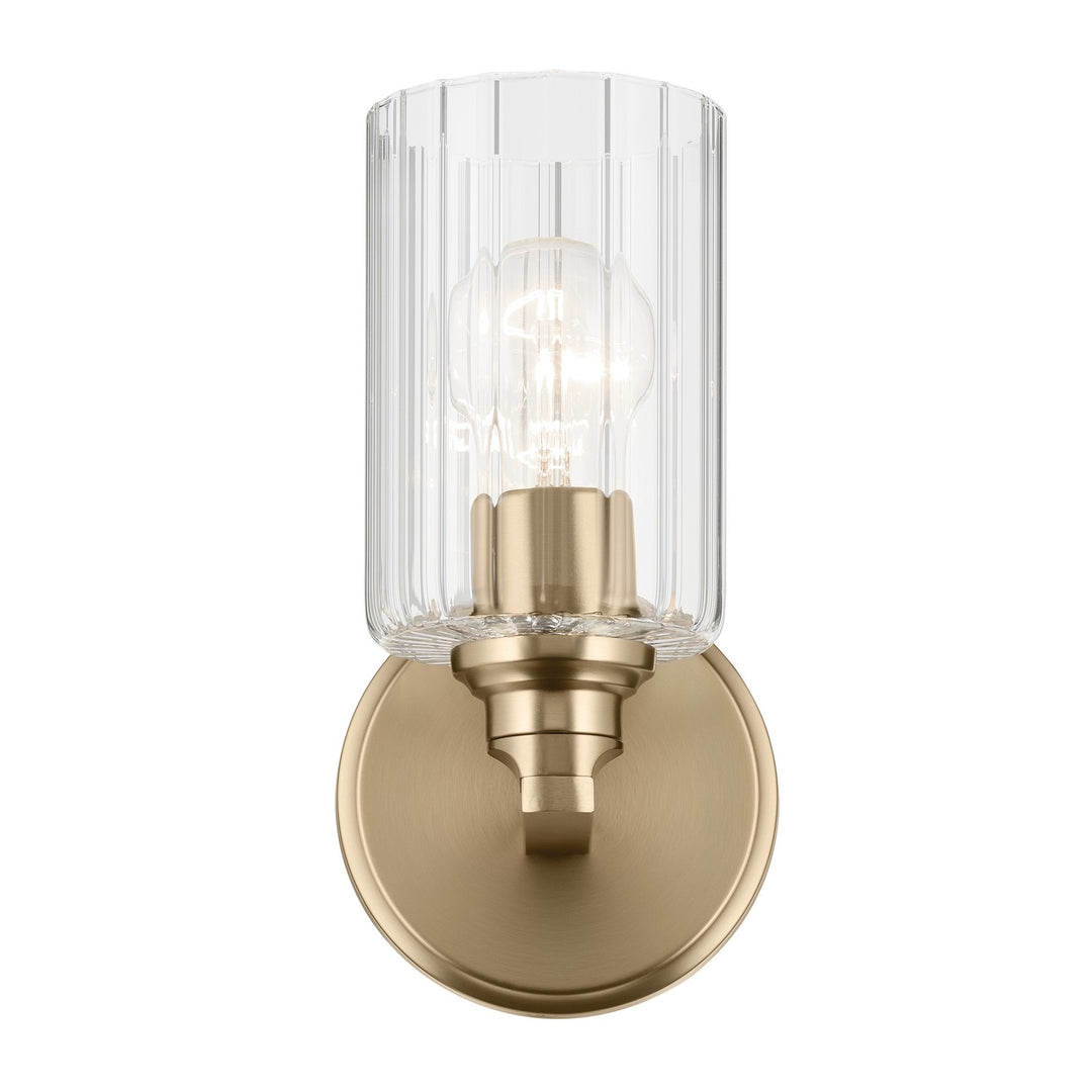 Kichler Canada - 55224CPZFLU - One Light Wall Sconce - Gioe - Champagne Bronze