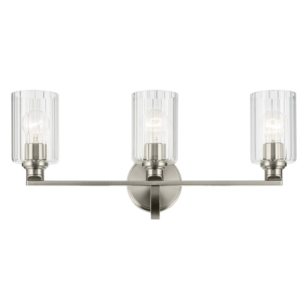 Kichler Canada - 55226NIFLU - Three Light Bath - Gioe - Brushed Nickel
