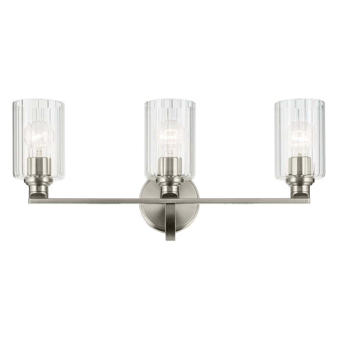Kichler Canada - 55226NIFLU - Three Light Bath - Gioe - Brushed Nickel