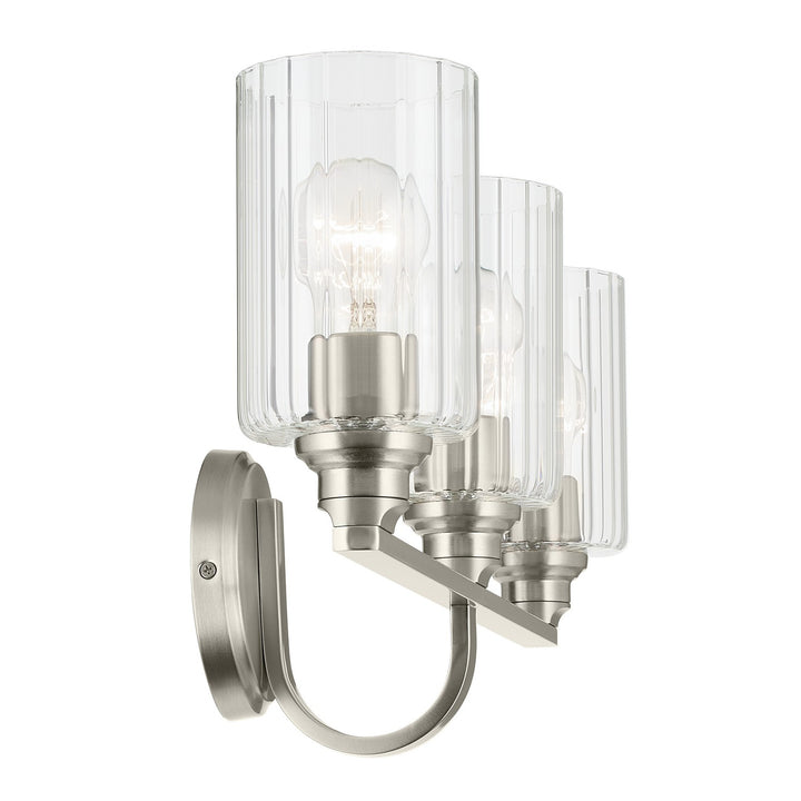 Kichler Canada - 55226NIFLU - Three Light Bath - Gioe - Brushed Nickel