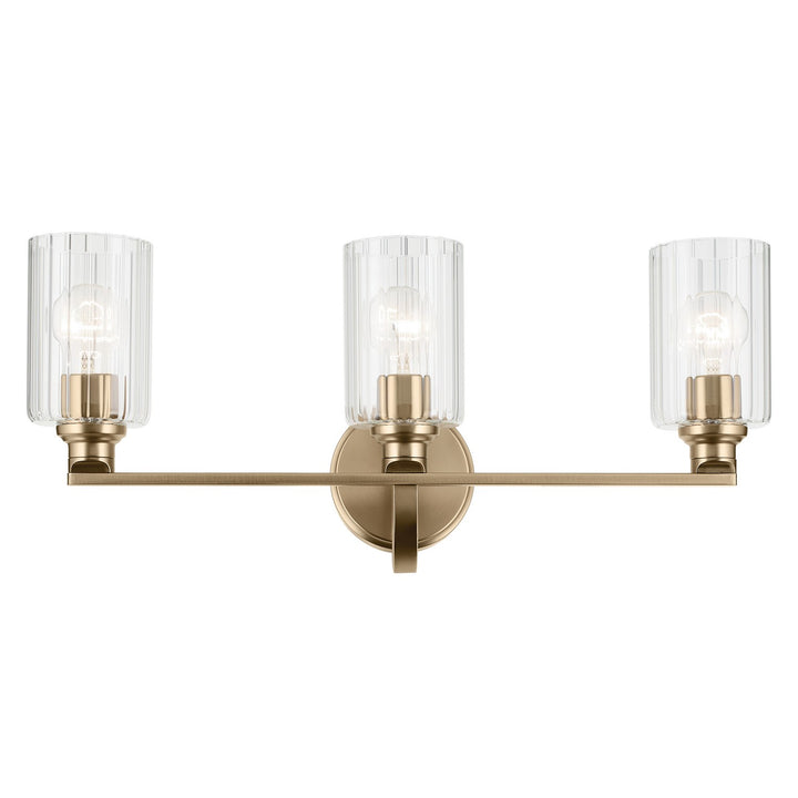 Kichler Canada - 55226CPZFLU - Three Light Bath - Gioe - Champagne Bronze