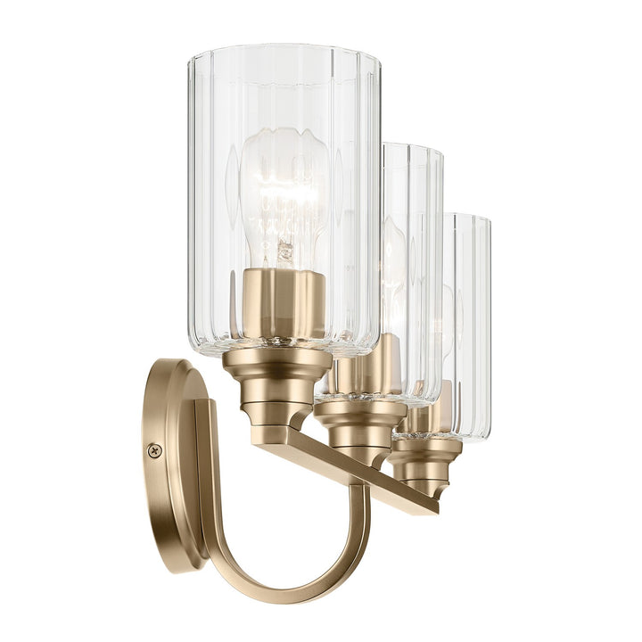 Kichler Canada - 55226CPZFLU - Three Light Bath - Gioe - Champagne Bronze
