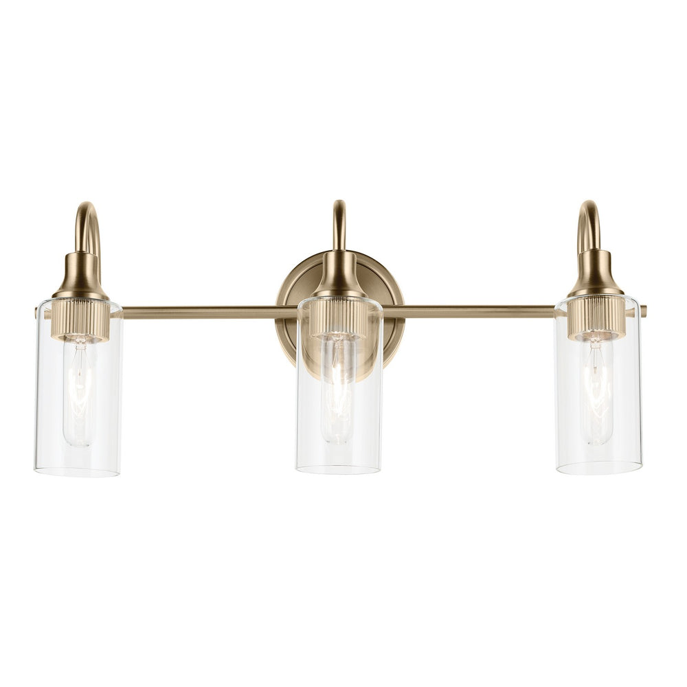 Kichler Canada - 55211CPZ - Three Light Bath - Kavi - Champagne Bronze
