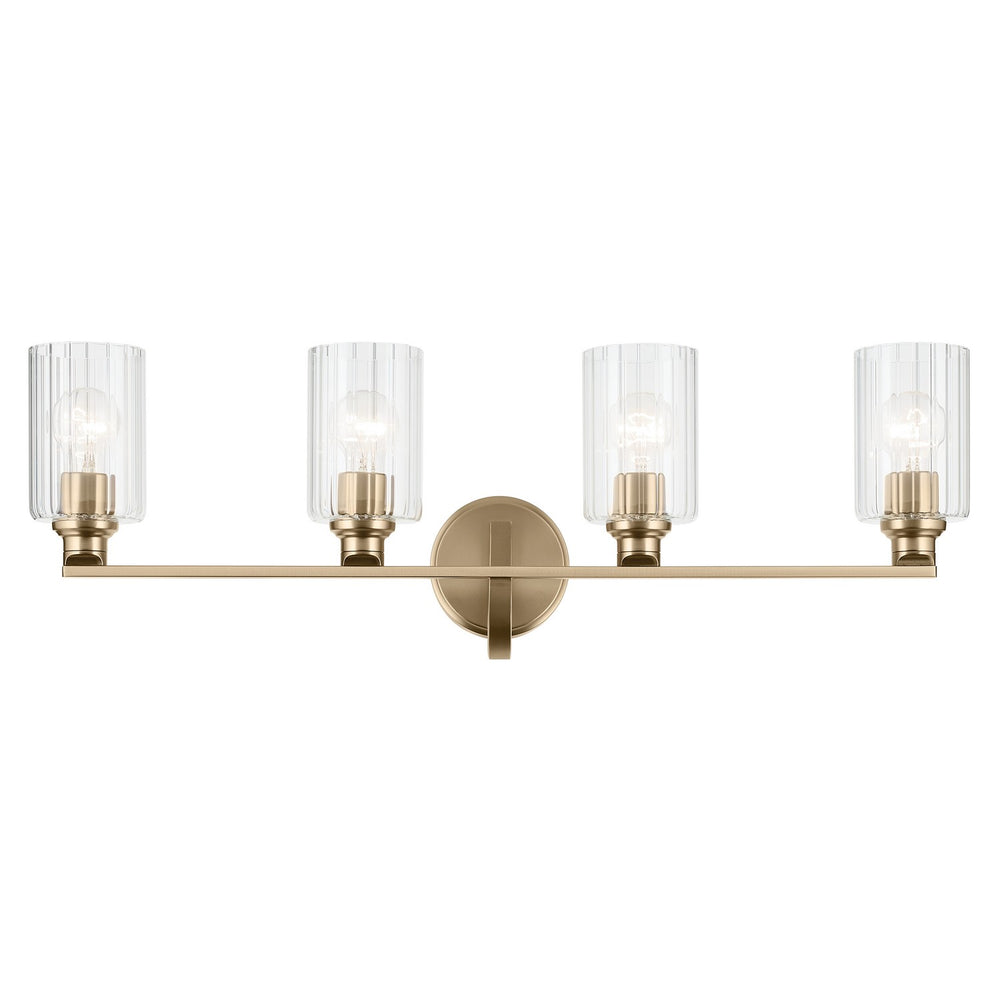 Kichler Canada - 55227CPZFLU - Four Light Bath - Gioe - Champagne Bronze