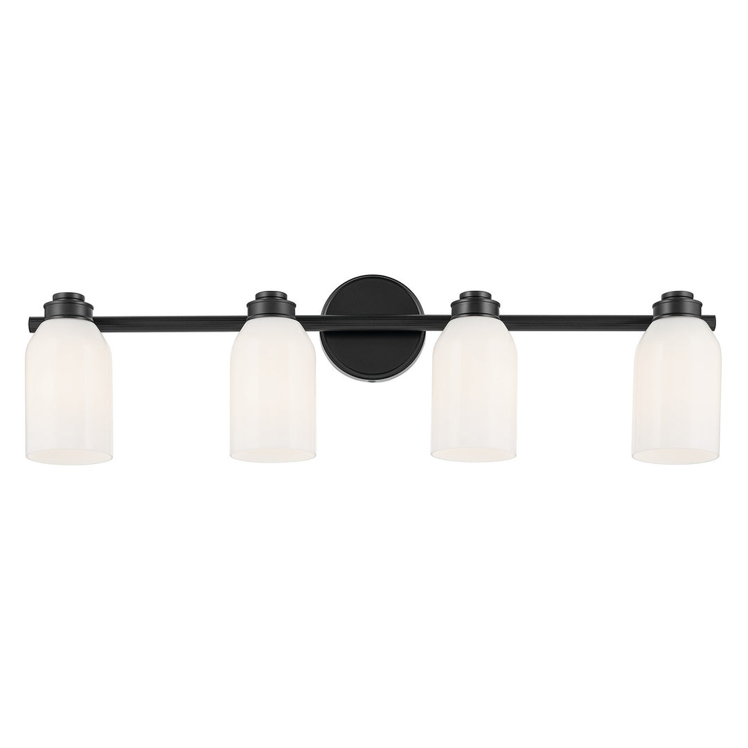 Kichler Canada - 55203BK - Four Light Bath - Shae - Black