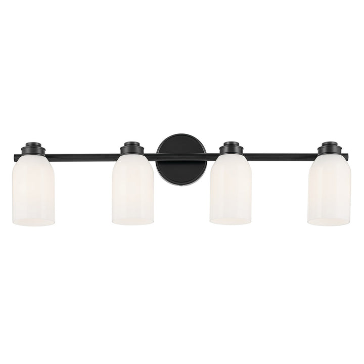 Kichler Canada - 55203BK - Four Light Bath - Shae - Black