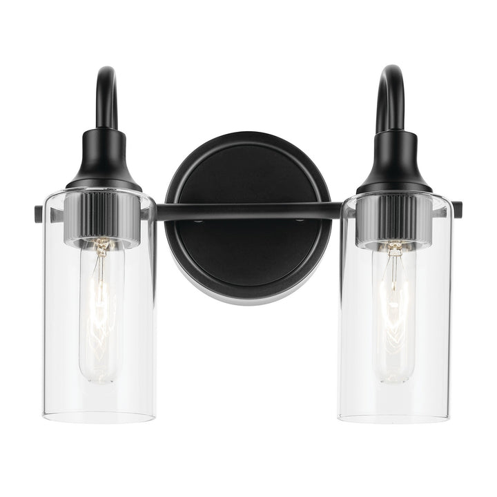 Kichler Canada - 55210BK - Two Light Bath - Kavi - Black