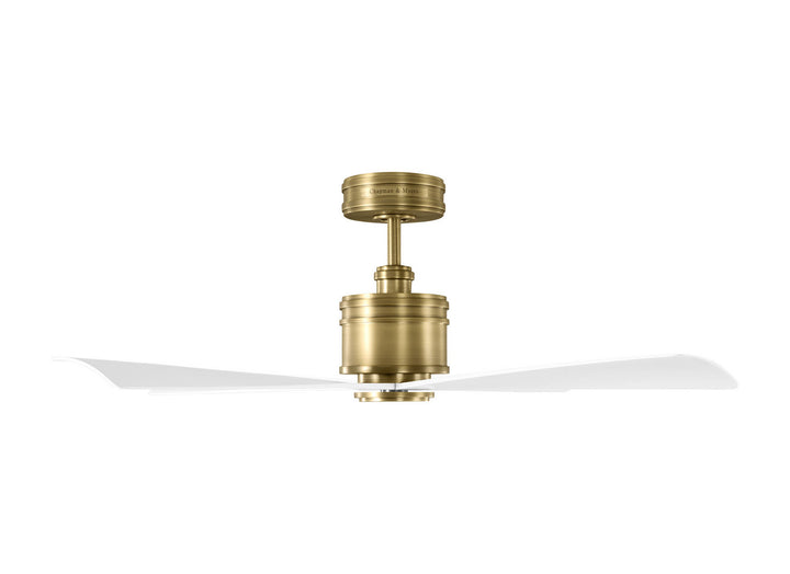 Visual Comfort Fan Canada - 4LNCR44HAB - 44" Ceiling Fan - Launceton - Hand Rubbed Antique Brass