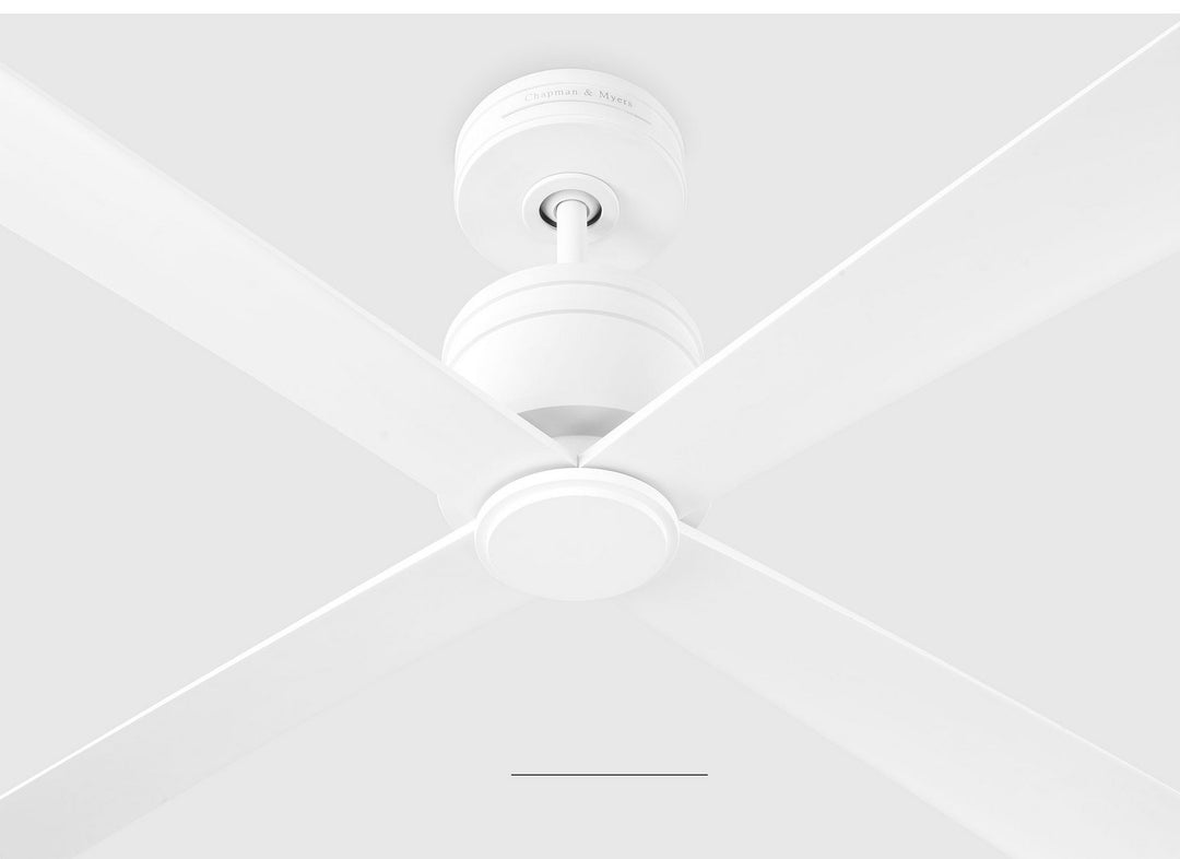 Visual Comfort Fan Canada - 4LNCR72RZW - 72" Ceiling Fan - Launceton - Matte White