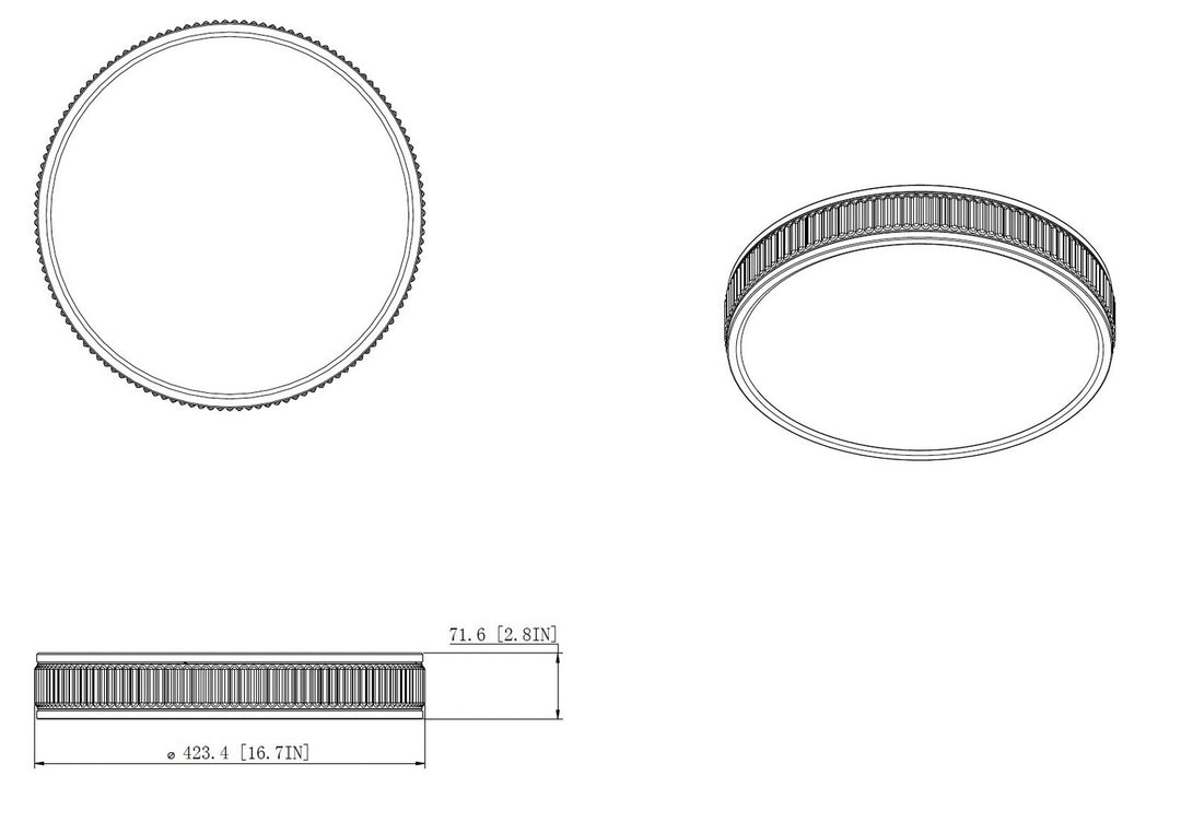 Z-Lite Canada - 1013F16-MB-LED - LED Flush Mount - Stari - Matte Black