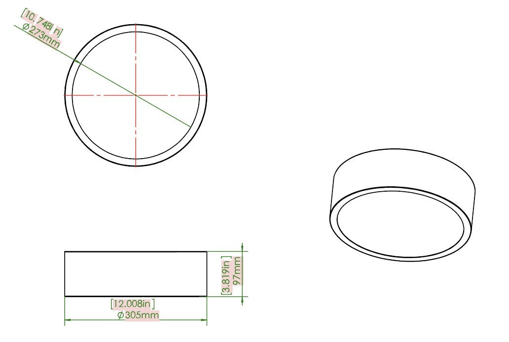 Z-Lite Canada - 1017F12-BN-LED - LED Flush Mount - Coronado - Brushed Nickel