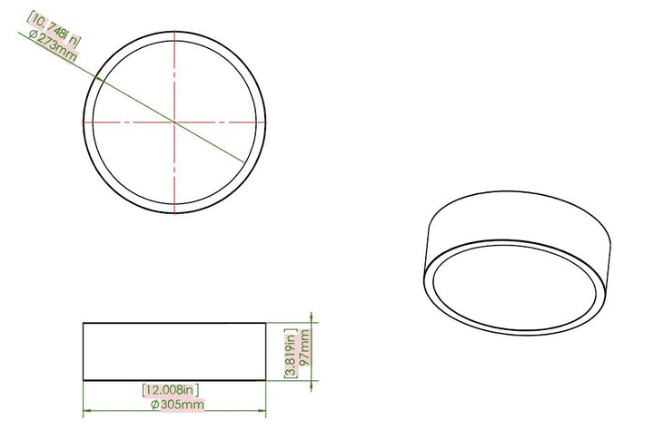 Z-Lite Canada - 1017F12-BN-LED - LED Flush Mount - Coronado - Brushed Nickel