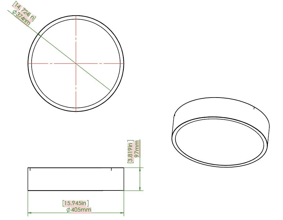 Z-Lite Canada - 1017F16-BRZ-LED - LED Flush Mount - Coronado - Bronze