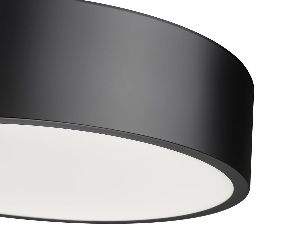 Z-Lite Canada - 1017F16-MB-LED - LED Flush Mount - Coronado - Matte Black