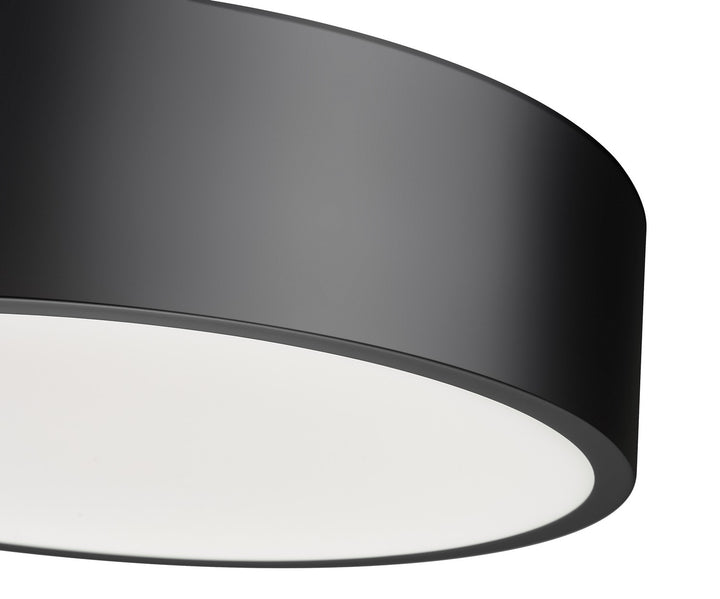 Z-Lite Canada - 1017F16-MB-LED - LED Flush Mount - Coronado - Matte Black