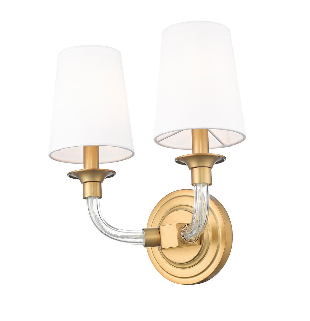 Z-Lite Canada - 1950-2S-RB - Two Light Wall Sconce - Katerina - Rubbed Brass
