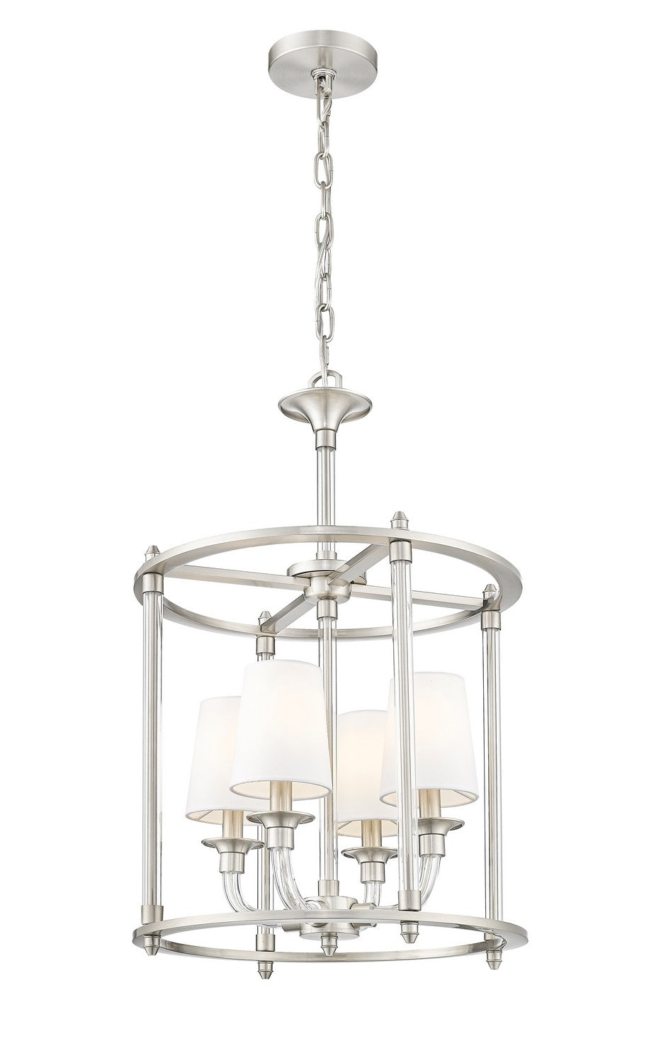 Z-Lite Canada - 1950-4C-BN - Four Light Chandelier - Katerina - Brushed Nickel