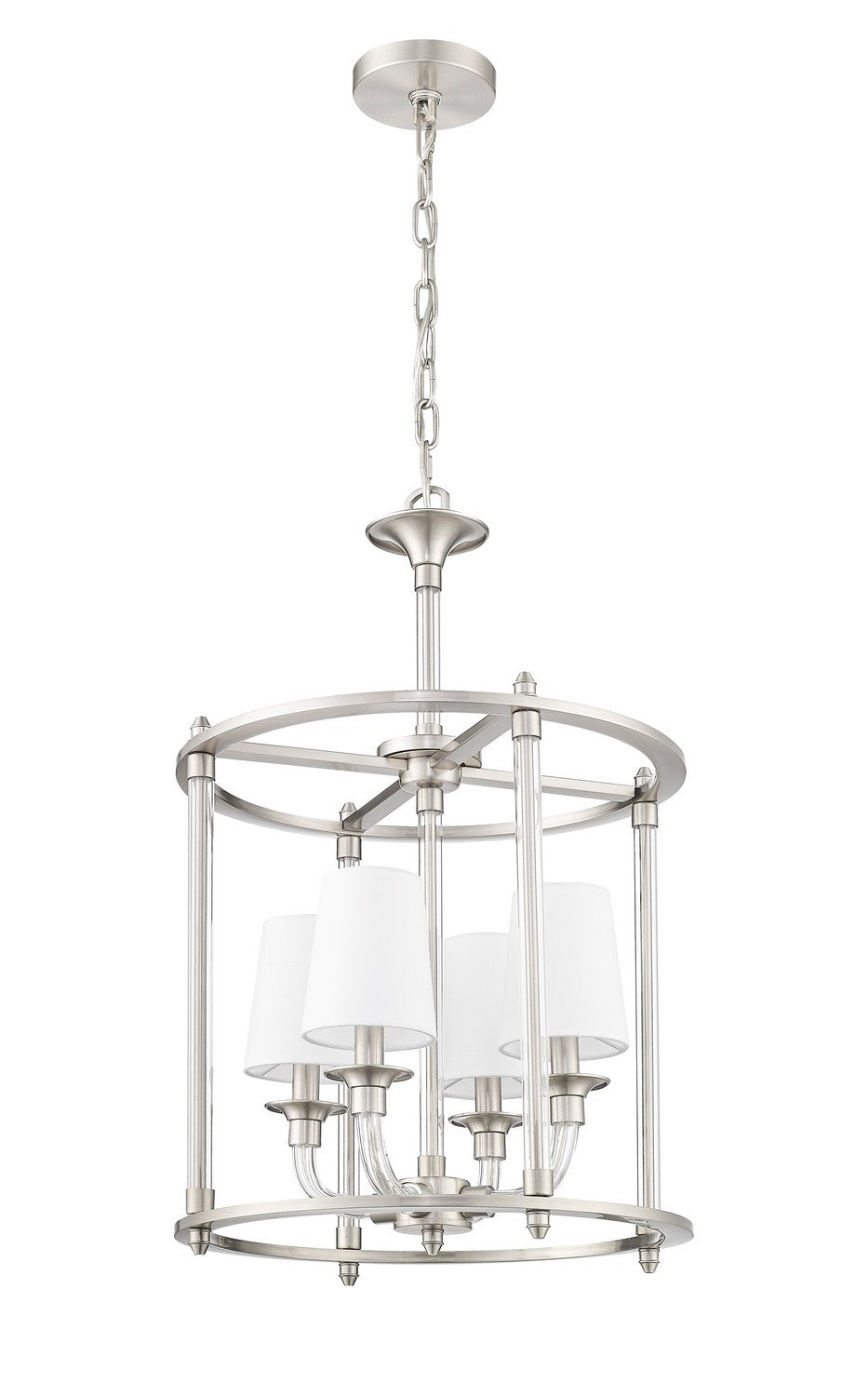 Z-Lite Canada - 1950-4C-BN - Four Light Chandelier - Katerina - Brushed Nickel