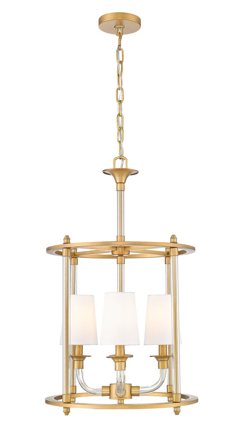 Z-Lite Canada - 1950-4C-RB - Four Light Chandelier - Katerina - Rubbed Brass