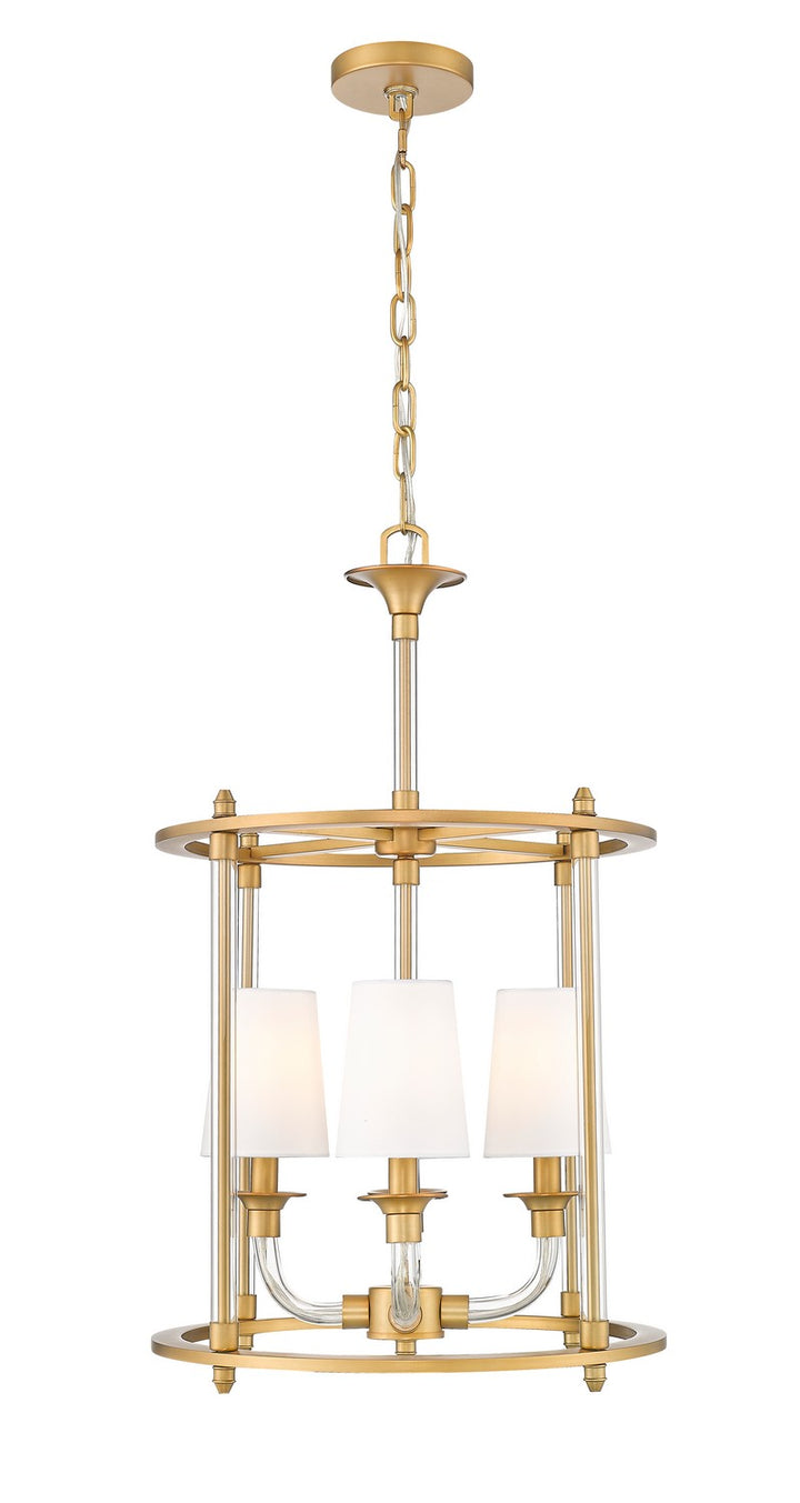 Z-Lite Canada - 1950-4C-RB - Four Light Chandelier - Katerina - Rubbed Brass