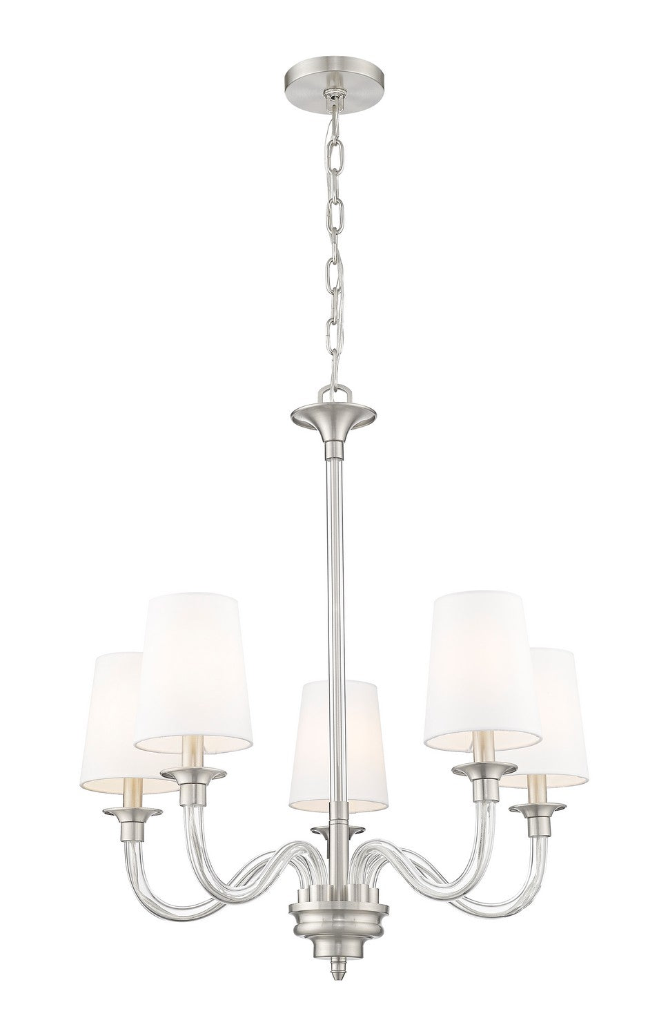 Z-Lite Canada - 1950-5BN - Five Light Chandelier - Katerina - Brushed Nickel