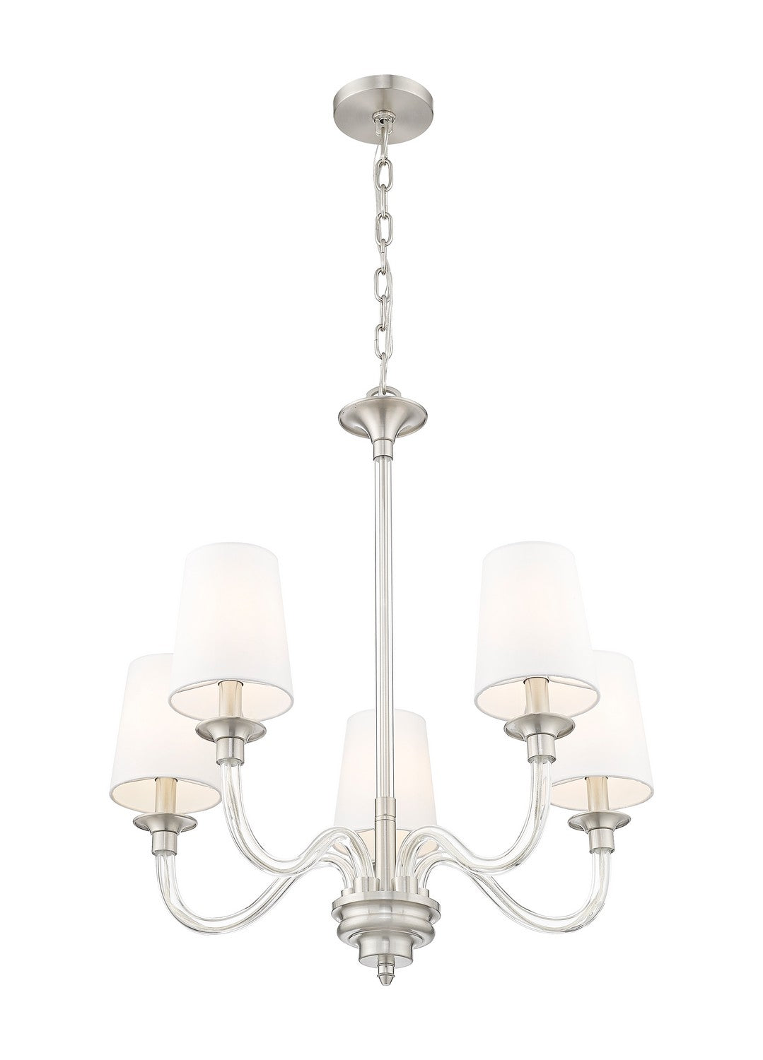 Z-Lite Canada - 1950-5BN - Five Light Chandelier - Katerina - Brushed Nickel
