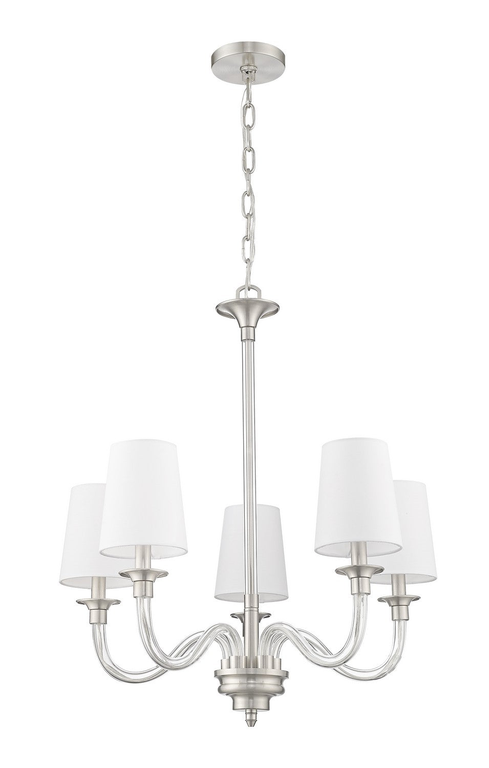 Z-Lite Canada - 1950-5BN - Five Light Chandelier - Katerina - Brushed Nickel