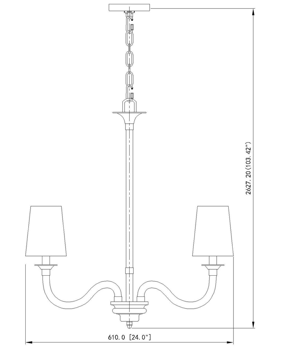 Z-Lite Canada - 1950-5BN - Five Light Chandelier - Katerina - Brushed Nickel