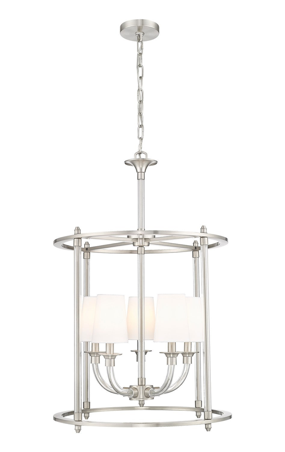 Z-Lite Canada - 1950-5C-BN - Five Light Chandelier - Katerina - Brushed Nickel