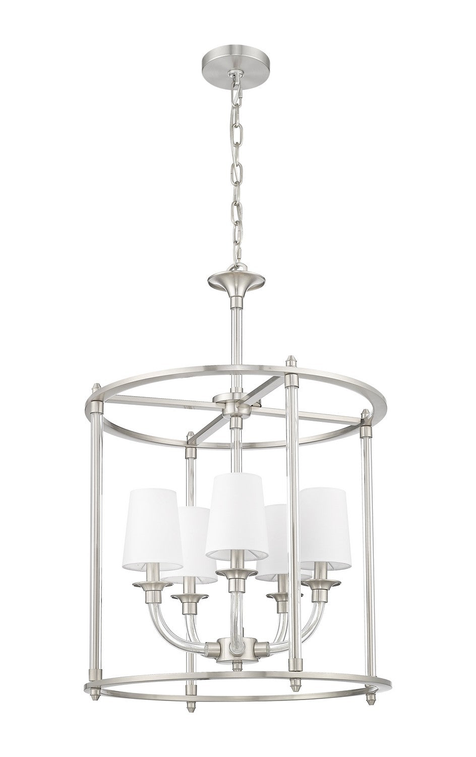 Z-Lite Canada - 1950-5C-BN - Five Light Chandelier - Katerina - Brushed Nickel