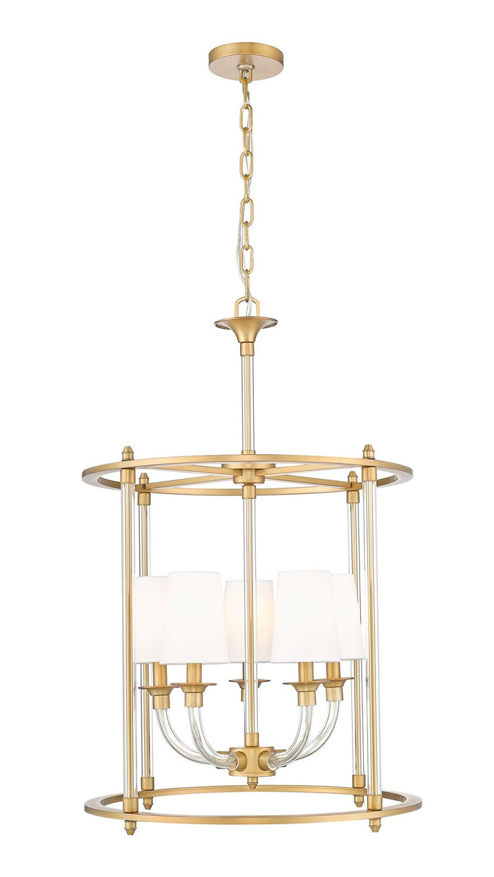 Z-Lite Canada - 1950-5C-RB - Five Light Chandelier - Katerina - Rubbed Brass
