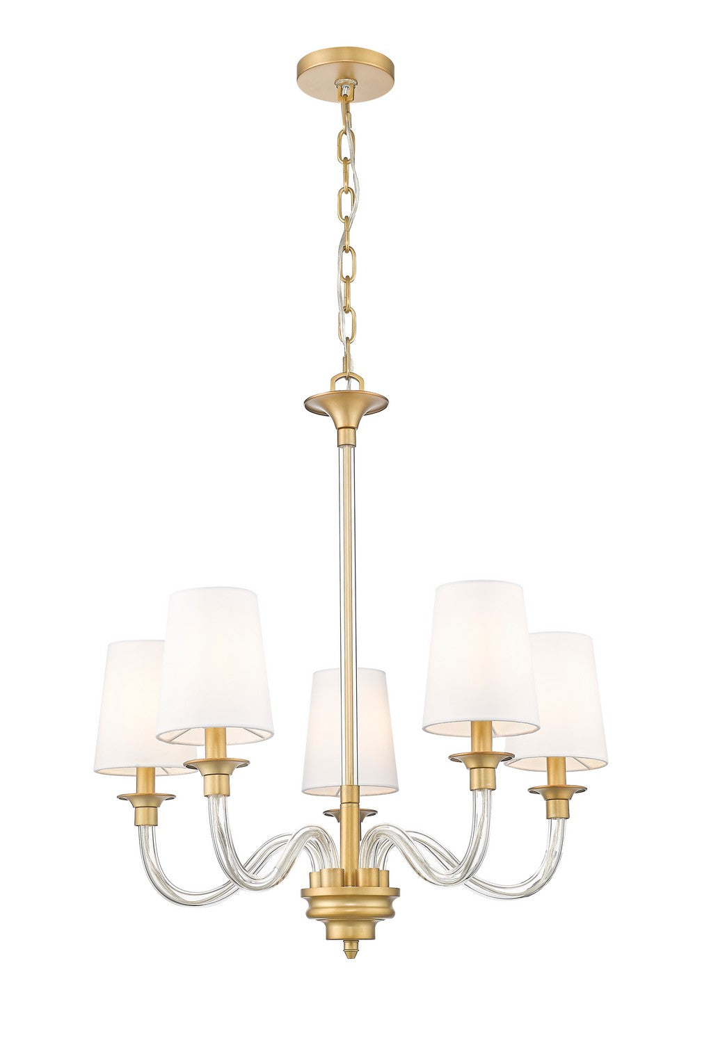 Z-Lite Canada - 1950-5RB - Five Light Chandelier - Katerina - Rubbed Brass