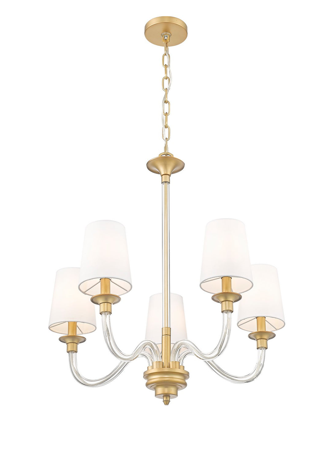 Z-Lite Canada - 1950-5RB - Five Light Chandelier - Katerina - Rubbed Brass