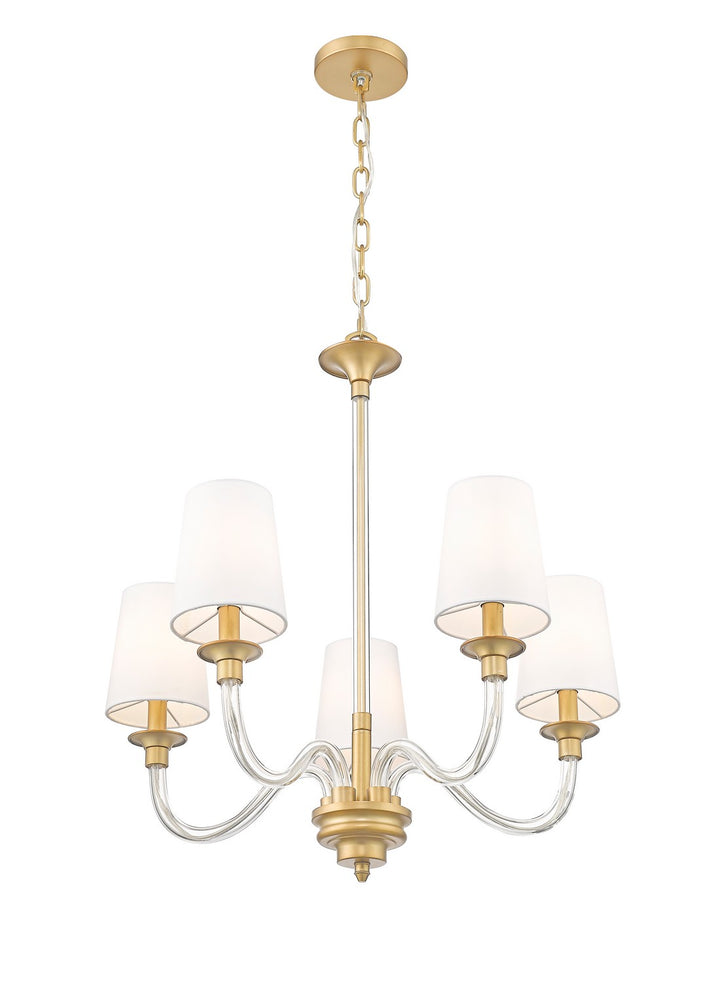 Z-Lite Canada - 1950-5RB - Five Light Chandelier - Katerina - Rubbed Brass